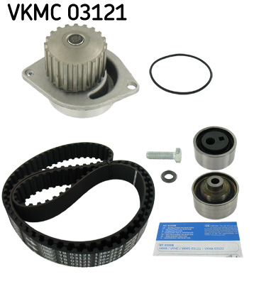 Set distributie (curea + intinzator + Pompa apa) potrivit CITROEN AX, SAXO, XSARA; NISSAN MICRA II; PEUGEOT 106 I, 106 II, 106 II HATCHBACK; ROVER 100   METRO 1.5D 06.94-07.04