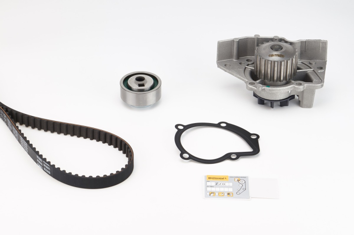 Set distributie potrivit CITROEN BERLINGO, BERLINGO/MINIVAN, BX, EVASION, XANTIA, XSARA, ZX; FIAT ULYSSE; PEUGEOT 205 I, 205 II 1.6/1.8/1.9 1982-2004 (curea + intinzator + pompa apa) [2]