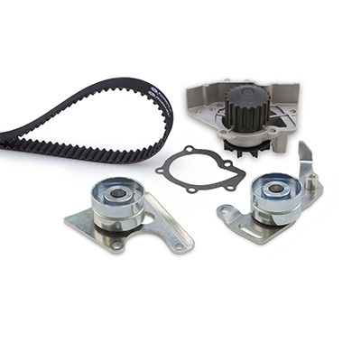 Set distributie potrivit CITROEN BERLINGO, BERLINGO/MINIVAN, C15, C15/MINIVAN, EVASION, JUMPER I, JUMPY I, XANTIA, XANTIA/KOMBI 1.7D/1.8D/1.9D 1985-2006 (curea + intinzator + pompa apa) [2]
