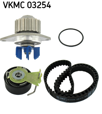 Set distributie potrivit CITROEN BERLINGO, BERLINGO/MINIVAN, C2, C3 I, C3 II, C3 PLURIEL, NEMO, NEMO/MINIVAN, SAXO, XSARA, XSARA/HATCHBACK 1.4-2.0D dupa 1993 (curea + intinzator + pompa apa) [2]