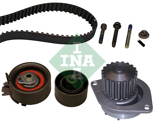 Set distributie potrivit CITROEN BERLINGO, BERLINGO/MINIVAN, C3 I, C4, C4 I, XSARA; PEUGEOT 206, 208 II, 307, PARTNER 1.6/1.6ALK/1.6LPG dupa 2000 (curea + intinzator + pompa apa) [2]