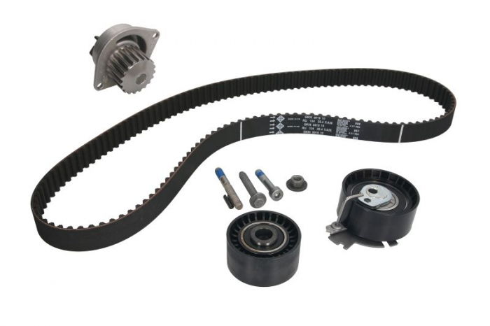 Set distributie (curea + intinzator + Pompa apa) potrivit CITROEN BERLINGO, BERLINGO MULTISPACE, BERLINGO MINIVAN, C2, C3   C3 ORIGIN III, C3 I, C3 PLURIEL, C4 1.6 1.6ALK 1.6LPG 07.00-