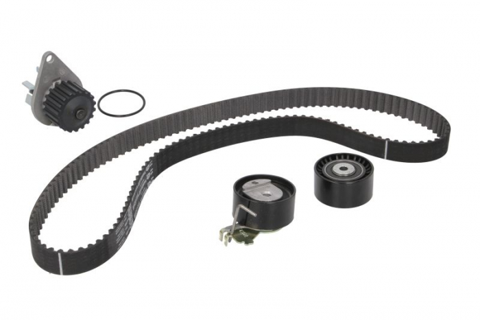 Set distributie (curea + intinzator + Pompa apa) potrivit CITROEN C2, C3 I, C4, C4 I; PEUGEOT 1007, 206, 207, 307 1.4 10.03-