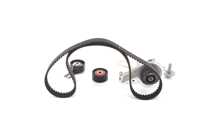 Set distributie potrivit CITROEN C3 II, C3 II/HATCHBACK, DS3; FORD FIESTA V, FIESTA VI, KUGA II; MAZDA 2; PEUGEOT 2008 I, 206+, 207, 208 I 1.4D/1.5 dupa 2001 (curea + intinzator + pompa apa) [2]