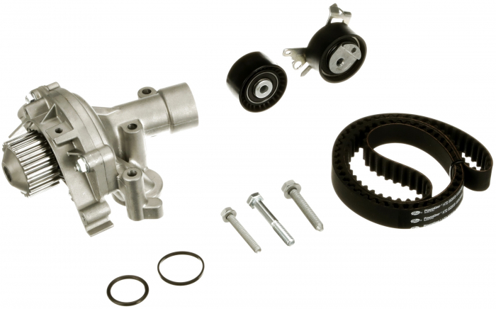 Set distributie (curea + intinzator + Pompa apa) potrivit CITROEN C4, C4 I, C5 I, C5 II, C5 II KOMBI, C8, EVASION, JUMPY I, XSARA, XSARA PICASSO; FIAT SCUDO, ULYSSE 1.8 2.0 2.2 01.99-