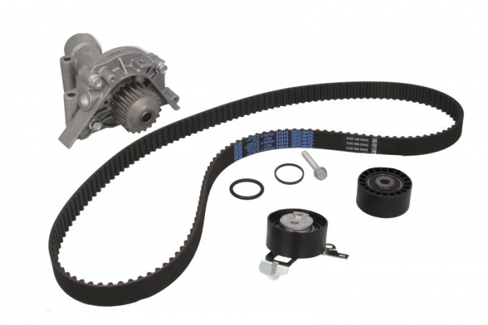 Set distributie (curea + intinzator + Pompa apa) potrivit CITROEN C4, C4 I, C5 I, C5 II, C5 II KOMBI, C8, EVASION, JUMPY I, XSARA, XSARA PICASSO; FIAT SCUDO, ULYSSE 1.8 2.0 2.2 01.99-