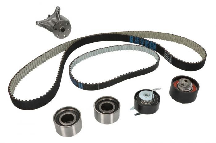 Set distributie (curea + intinzator + Pompa apa) potrivit CITROEN C5 III, C6; PEUGEOT 407 3.0D 04.09-