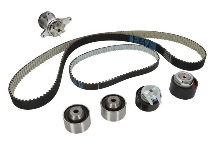 Set distributie (curea + intinzator + Pompa apa) potrivit CITROEN C5 III, C6; PEUGEOT 407 3.0D 04.09- [2]