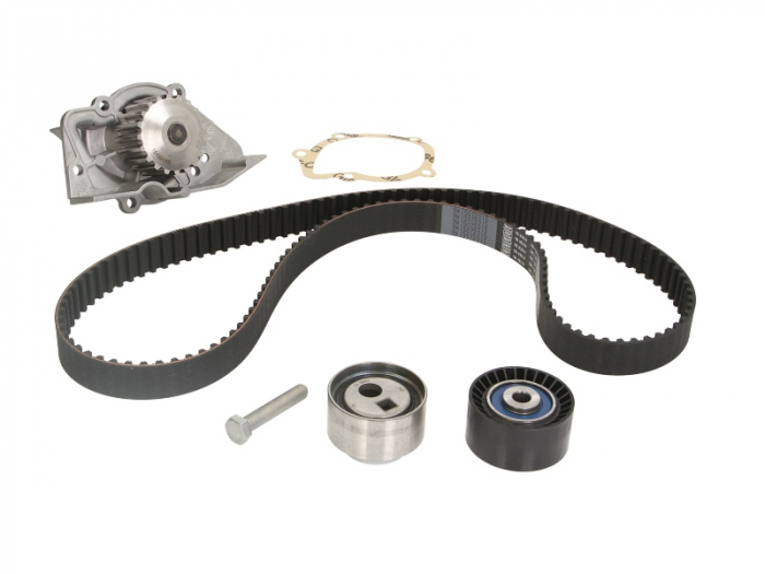 Set distributie (curea + intinzator + Pompa apa) potrivit CITROEN EVASION, XANTIA, XM, XSARA, ZX; FIAT ULYSSE; LANCIA ZETA; PEUGEOT 306, 406, 605, 806 1.8 2.0 05.94-03.05