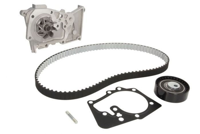Set distributie (curea + intinzator + Pompa apa) potrivit DACIA DOKKER, DOKKER EXPRESS MINIVAN, LODGY, LOGAN, LOGAN EXPRESS, LOGAN II, LOGAN MCV, SANDERO, SANDERO II 1.4-1.6LPG 09.98-