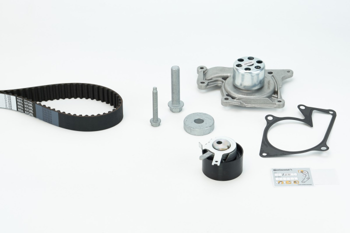 Set distributie potrivit DACIA DUSTER, DUSTER/SUV, LODGY, LOGAN, LOGAN EXPRESS, LOGAN MCV, SANDERO; NISSAN CUBE, JUKE, NOTE, NV200 1.5/1.5D dupa 2005 (curea + intinzator + pompa apa) [2]