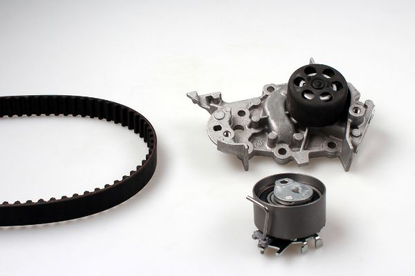Set distributie potrivit DACIA LOGAN, LOGAN II, LOGAN MCV II, SANDERO, SANDERO II; RENAULT CLIO II, CLIO III, CLIO III/HATCHBACK 1.0-1.2LPG dupa 2001 (curea + intinzator + pompa apa) [2]