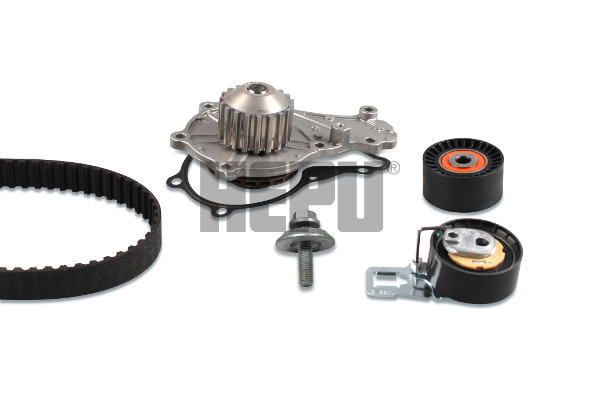 Set distributie potrivit DS DS 3, DS 4, DS 5; CITROEN BERLINGO, BERLINGO MULTISPACE, BERLINGO/MINIVAN, C3 AIRCROSS I, C3 AIRCROSS II 1.2-1.6D dupa 2007 (curea + intinzator + pompa apa) [2]