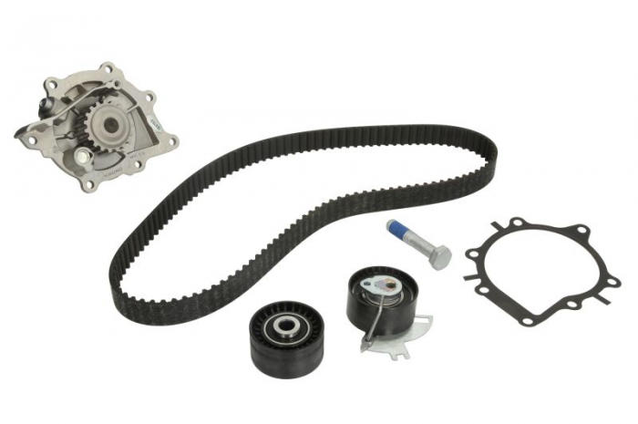 Set distributie (curea + intinzator + Pompa apa) potrivit DS DS 4, DS 5, DS 7; CITROEN C4 GRAND PICASSO II, C4 II, C4 PICASSO II, C4 SPACETOURER, C5 AIRCROSS, C5 III 1.5-Electric 04.09-