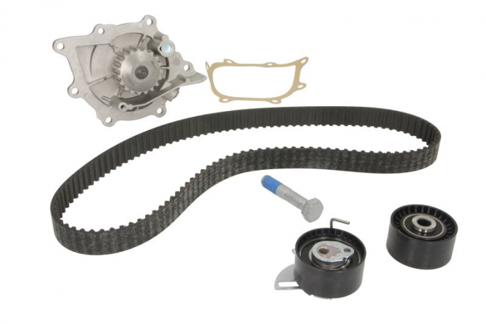 Set distributie (curea + intinzator + Pompa apa) potrivit DS DS 4, DS 5, DS 7; CITROEN C4 GRAND PICASSO II, C4 II, C4 PICASSO II, C4 SPACETOURER, C5 AIRCROSS, C5 II 1.5-Electric 04.06-