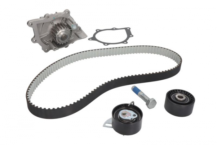 Set distributie (curea + intinzator + Pompa apa) potrivit DS DS 4, DS 5, DS 7; CITROEN C4 GRAND PICASSO II, C4 II, C4 PICASSO II, C4 SPACETOURER, C5 AIRCROSS, C5 III 1.5-Electric 04.09-