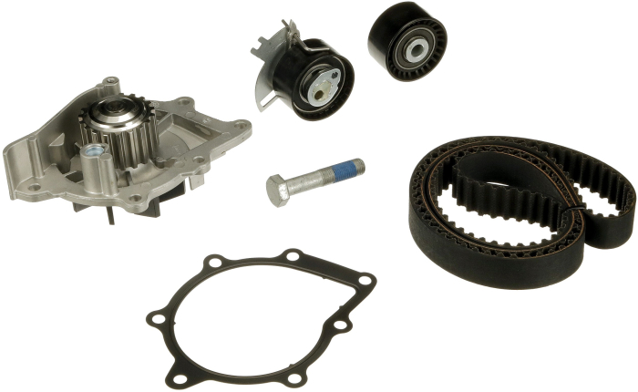 Set distributie potrivit DS DS 4, DS 5, DS 7; CITROEN C4 GRAND PICASSO II, C4 II, C4 PICASSO II, C4 SPACETOURER, C5 AIRCROSS, C5 III 1.5-Electric dupa 2009 (curea + intinzator + pompa apa) [2]