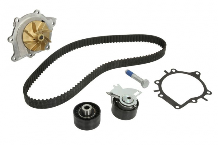 Set distributie potrivit DS DS 4, DS 5, DS 7; CITROEN C4 GRAND PICASSO II, C4 II, C4 PICASSO II, C4 SPACETOURER, C5 AIRCROSS, C5 III 1.5-Electric dupa 2009 (curea + intinzator + Pompa apa) [2]