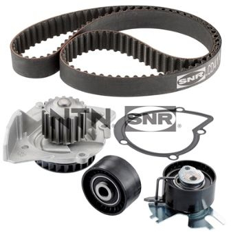 Set distributie potrivit DS DS 5; CITROEN C4 GRAND PICASSO I, C4 II, C4 PICASSO I, C5 III, C8, DS4, DS5, JUMPY II; FIAT SCUDO 1.6D-6.4D dupa 1998 (curea + intinzator + pompa apa) [2]