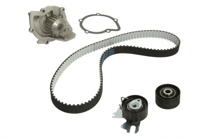 Set distributie (curea + intinzator + Pompa apa) potrivit DS DS 5; CITROEN C4 GRAND PICASSO I, C4 II, C4 PICASSO I, C5 III, C8, DS4, DS5, JUMPY II; FIAT SCUDO 2.0D 2.0DH 03.06-