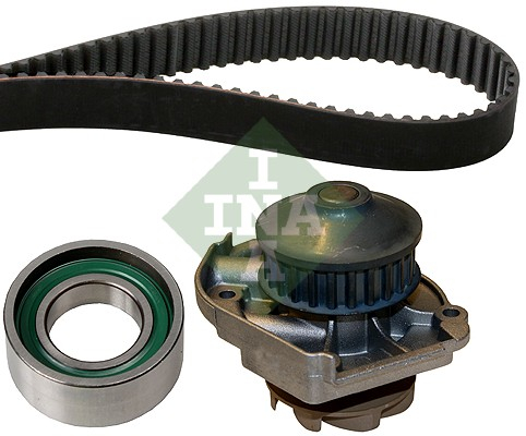 Set distributie potrivit FIAT 500, DOBLO, DOBLO/MINIVAN, FIORINO, FIORINO/MINIVAN, GRANDE PUNTO, PALIO, PANDA, PANDA/HATCHBACK, PUNTO 1.2-1.4CNG dupa 1993 (curea + intinzator + pompa apa) [2]