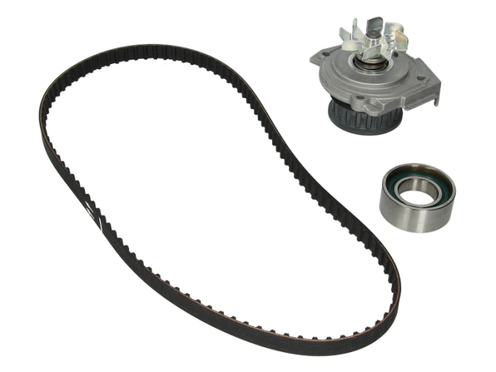 Set distributie potrivit FIAT CINQUECENTO, PALIO, PANDA, PANDA/HATCHBACK, PUNTO, SEICENTO / 600, SEICENTO / 600/HATCHBACK, TIPO, UNO 0.8-1.2 1982-2010 (curea + intinzator + pompa apa) [1]