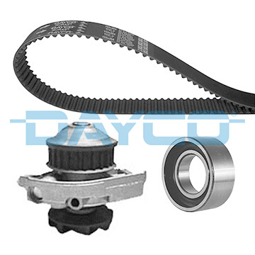Set distributie potrivit FIAT CINQUECENTO, PALIO, PANDA, PANDA/HATCHBACK, PUNTO, SEICENTO / 600, SEICENTO / 600/HATCHBACK, UNO; LANCIA Y 0.8-1.2 dupa 1984 (curea + intinzator + pompa apa) [2]