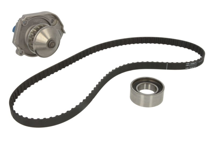Set distributie potrivit FIAT CINQUECENTO, PANDA, PANDA/HATCHBACK, PUNTO, TIPO, UNO; LANCIA Y, Y10 0.8-1.1 dupa 1982 (curea + intinzator + pompa apa) [1]