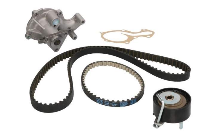 Set distributie (curea + intinzator + Pompa apa) potrivit FORD B-MAX, C-MAX II, ECOSPORT, FIESTA VI, FIESTA VII, FOCUS III, FOCUS III HATCHBACK, FOCUS III KOMBI 1.0-2.0 02.12-