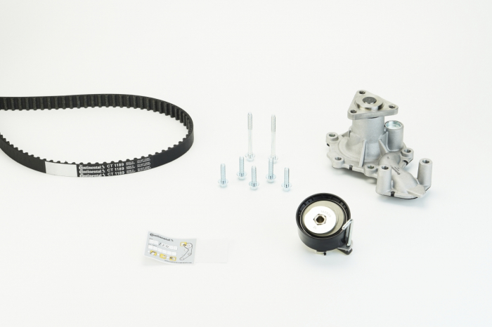 Set distributie (curea + intinzator + Pompa apa) potrivit FORD B-MAX, C-MAX II, FIESTA VI, FOCUS III, FOCUS III HATCHBACK, FOCUS III KOMBI, GRAND C-MAX 1.0 02.12-