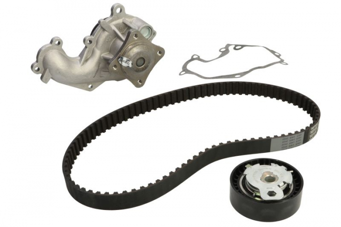Set distributie (curea + intinzator + Pompa apa) potrivit FORD C-MAX, FIESTA IV, FIESTA/HATCHBACK, FIESTA/MINIVAN, FOCUS C-MAX, FOCUS I, FOCUS II, FOCUS I/KOMBI 1.8D 08.98-06.15 [2]