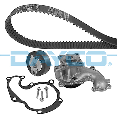 Set distributie (curea + intinzator + Pompa apa) potrivit FORD C-MAX, FIESTA IV, FIESTA HATCHBACK, FOCUS I, FOCUS II, GALAXY II, MONDEO IV, S-MAX, TOURNEO CONNECT 1.8D 10.98-06.15
