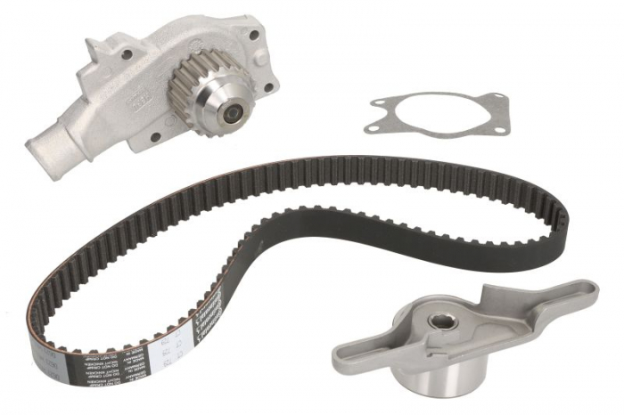 Set distributie (curea + intinzator + Pompa apa) potrivit FORD ESCORT V, ESCORT V EXPRESS, ESCORT VI, ESCORT VI/KOMBI, FIESTA III, ORION III, SIERRA II 1.4/1.6 01.87-08.00 [2]