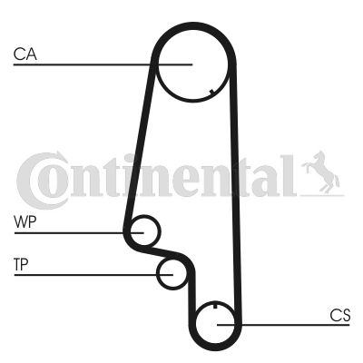 Set distributie potrivit FORD MONDEO III; HYUNDAI I30; SEAT AROSA, CORDOBA, IBIZA II, IBIZA III; SSANGYONG MUSSO; VW FOX, LUPO I 1.0-2.9D 1993-2014 (curea + intinzator + pompa apa) [2]