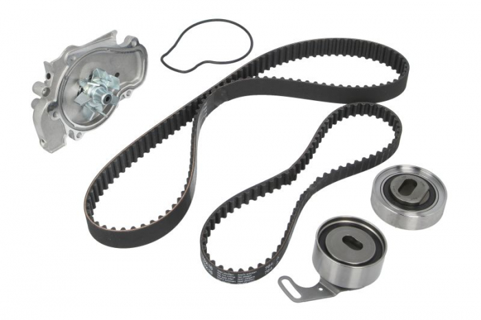Set distributie (curea + intinzator + Pompa apa) potrivit HONDA ACCORD V, ACCORD VI, ODYSSEY, SHUTTLE 1.8-2.3 02.96-06.04