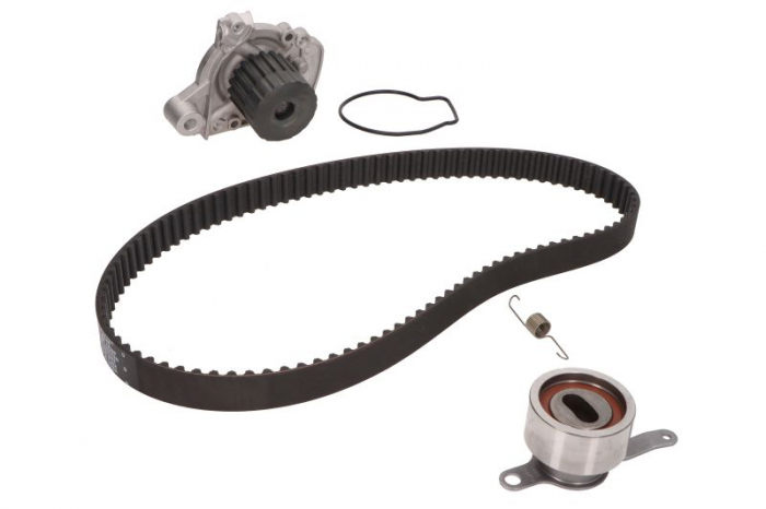 Set distributie (curea + intinzator + Pompa apa) potrivit HONDA CIVIC VI, HR-V 1.4 1.5 1.6 09.94-