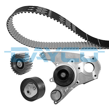 Set distributie potrivit IVECO DAILY III, DAILY IV, DAILY V, DAILY VI; FIAT DUCATO 2.3D/3.0D dupa 2001 (curea + intinzator + pompa apa) [2]