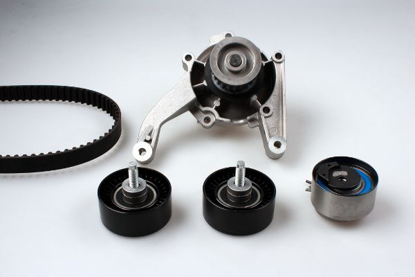 Set distributie (curea + intinzator + Pompa apa) potrivit JEEP CHEROKEE 2.5D 2.8D 09.01-01.08