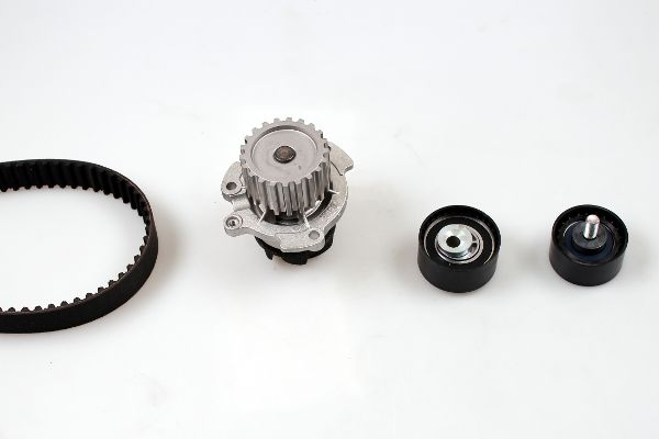 Set distributie (curea + intinzator + Pompa apa) potrivit LADA 110, 111, 112, KALINA, KALINA II, PRIORA, VESTA, XRAY 1.4-1.6LPG 01.95-