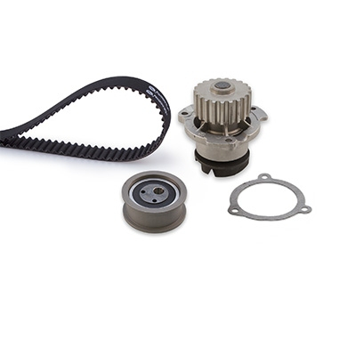 Set distributie (curea + intinzator + Pompa apa) potrivit LADA 110, 111, 112, KALINA, SAMARA 1.1-1.6LPG 01.86-12.13