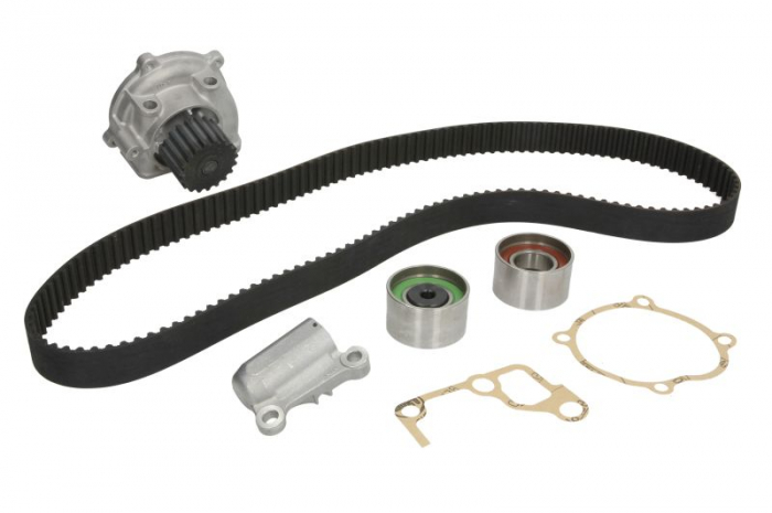 Set distributie (curea + intinzator + Pompa apa) potrivit MAZDA 3, 5, 6 2.0D 06.02-12.10