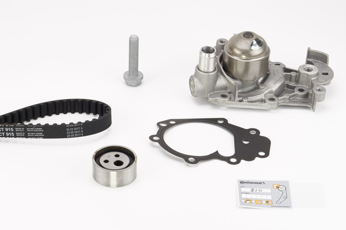 Set distributie potrivit NISSAN KUBISTAR; RENAULT CLIO I, CLIO II, CLIO II/HATCHBACK, KANGOO, KANGOO EXPRESS, MEGANE SCÉNIC 1.2/1.2LPG/1.6 dupa 1996 (curea + intinzator + pompa apa) [2]