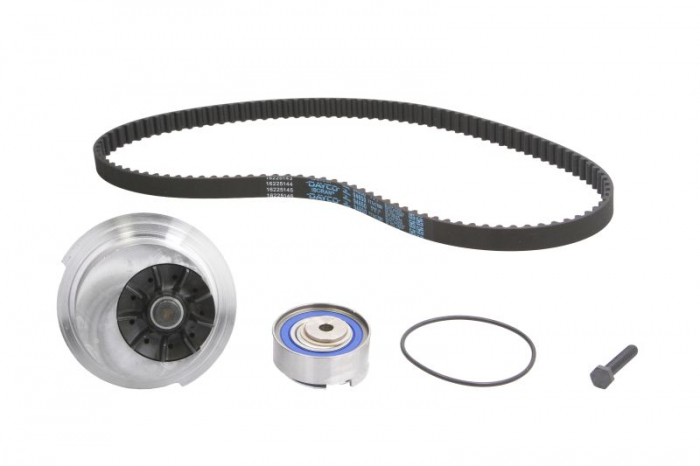 Set distributie (curea + intinzator + Pompa apa) potrivit OPEL ASTRA F, ASTRA F CLASSIC, ASTRA F KOMBI, ASTRA G, ASTRA G KOMBI, COMBO MINIVAN, CORSA A, CORSA A TR 1.2-2.0 09.86-04.05