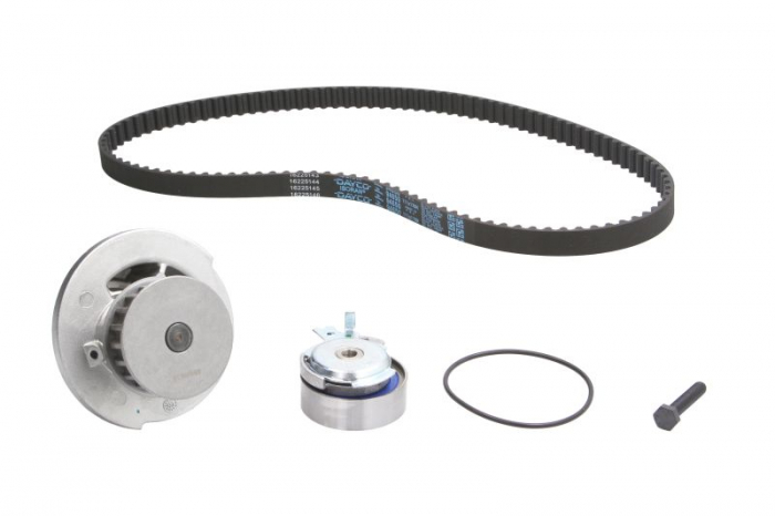 Set distributie potrivit OPEL ASTRA F, ASTRA F CLASSIC, ASTRA F/KOMBI, ASTRA G, ASTRA G/KOMBI, COMBO/MINIVAN, CORSA A, CORSA A TR 1.2-2.0 1986-2005 (curea + intinzator + Pompa apa) [2]