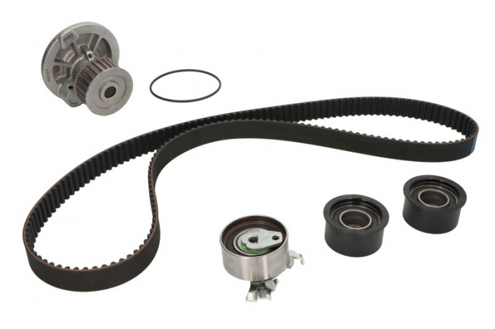 Set distributie (curea + intinzator + Pompa apa) potrivit OPEL ASTRA G 2.0 02.98-01.05