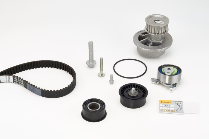 Set distributie potrivit OPEL ASTRA G, ASTRA G CLASSIC, ASTRA G/KOMBI, ZAFIRA A 1.4/1.4LPG/1.6 1998-2009 (curea + intinzator + pompa apa) [2]
