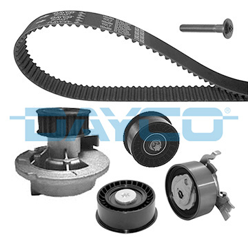 Set distributie (curea + intinzator + Pompa apa) potrivit OPEL ASTRA G, ASTRA H, ASTRA H GTC, CORSA C, MERIVA A, SIGNUM, TIGRA, VECTRA B, VECTRA C, VECTRA C GTS 1.4/1.6/1.8 10.95-12.10 [2]