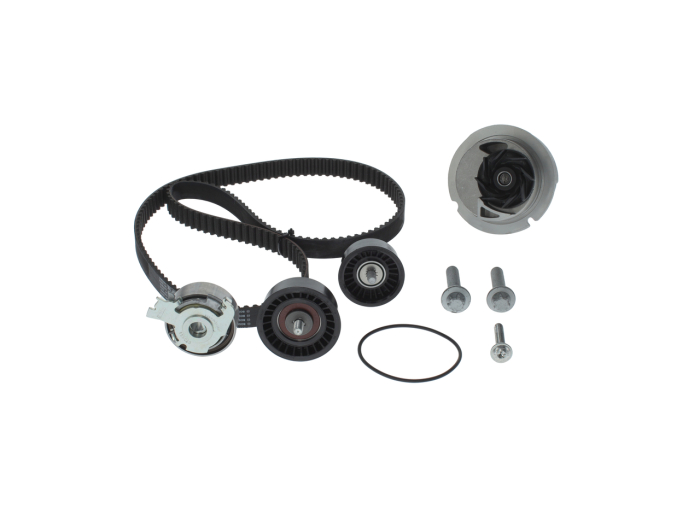 Set distributie potrivit OPEL ASTRA G, ASTRA H, ASTRA H GTC, CORSA C, MERIVA A, SIGNUM, TIGRA, VECTRA B, VECTRA C, VECTRA C GTS 1.6/1.8 1995-2015 (curea + intinzator + pompa apa) [2]