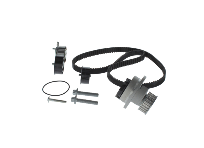 Set distributie potrivit OPEL ASTRA G, ASTRA H, ASTRA H GTC, CORSA C, MERIVA A, SIGNUM, TIGRA, VECTRA B, VECTRA C, VECTRA C GTS 1.6/1.8 1995-2015 (curea + intinzator + pompa apa) [3]