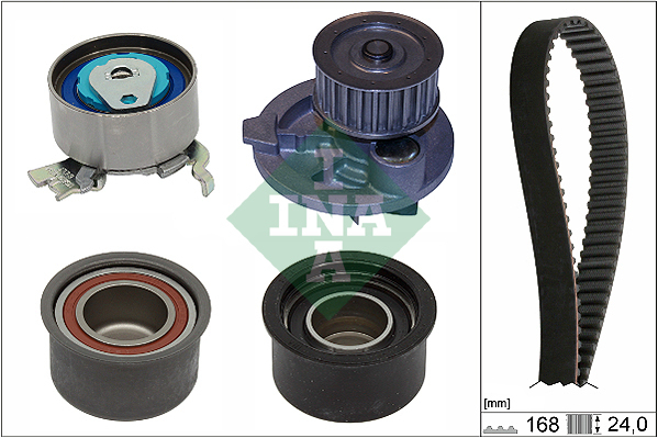 Set distributie (curea + intinzator + Pompa apa) potrivit OPEL ASTRA G, ASTRA H, ASTRA H GTC, SPEEDSTER, ZAFIRA A, ZAFIRA B, ZAFIRA B MINIVAN 2.0 09.00-12.10